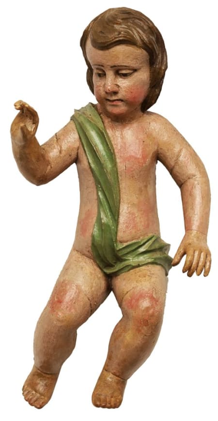 Scuola Napoli — Gesù Bambino benedicente